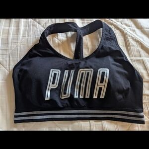 Puma Black Sports Bra